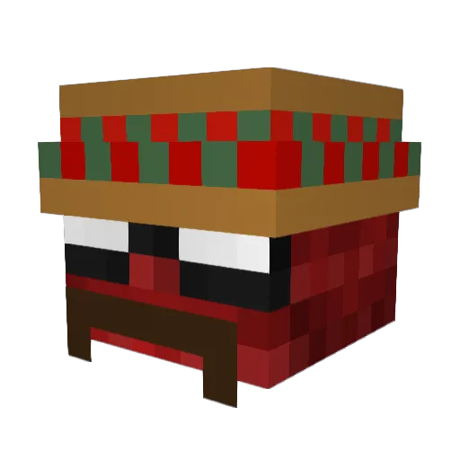 SrLucaas_ Minecraft avatar head, 3D render