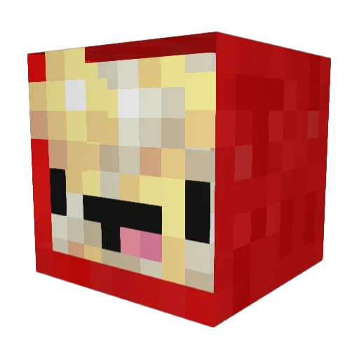 SrMaiz Minecraft avatar head, 3D render