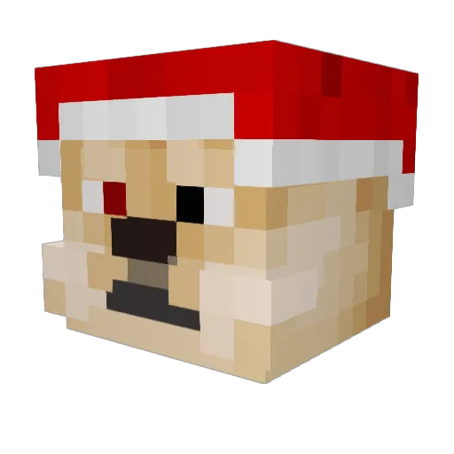 SrManTK Minecraft avatar head, 3D render