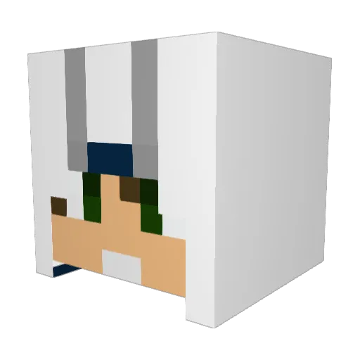 SrMarugan Minecraft avatar head, 3D render