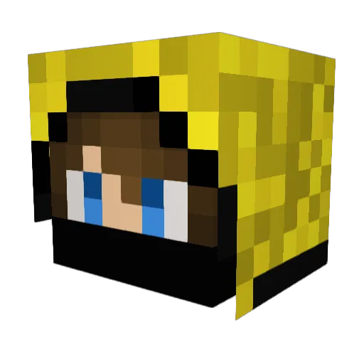 SrMashuu Minecraft avatar head, 3D render