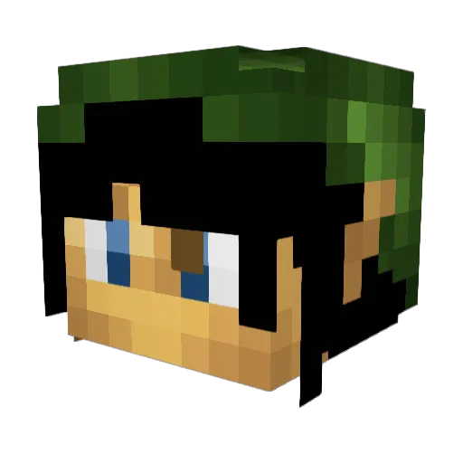 SrMasson Minecraft avatar head, 3D render