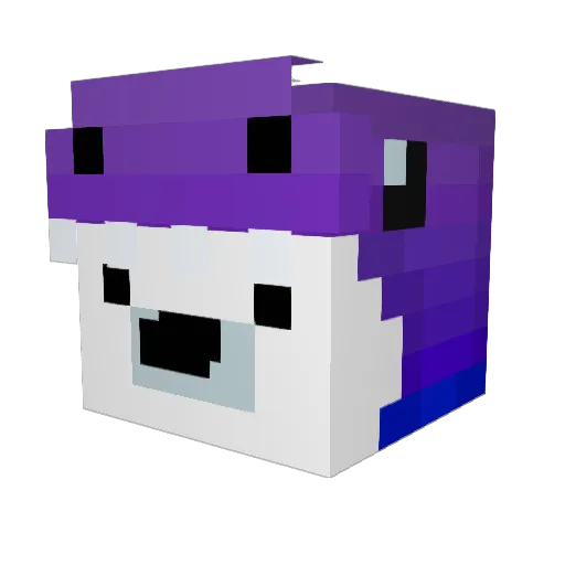 SrMickeyMC Minecraft avatar head, 3D render