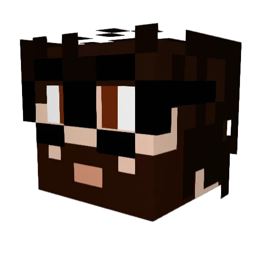 SrMikeGamberr Minecraft avatar head, 3D render