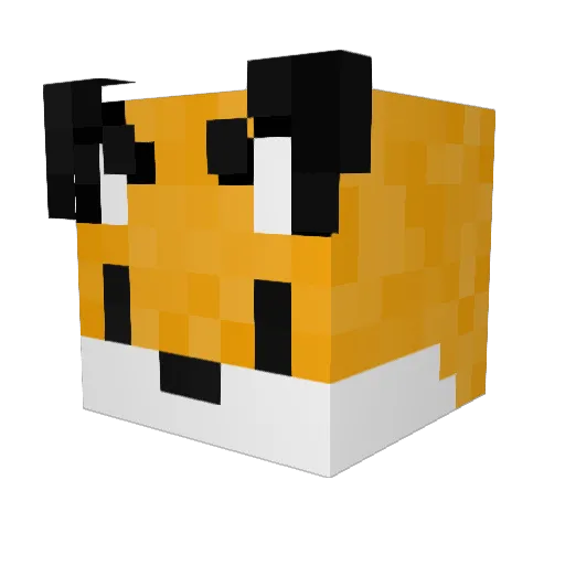 SrNackno Minecraft avatar head, 3D render