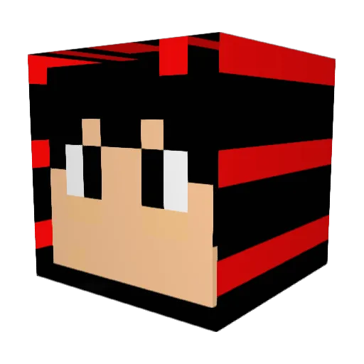 SrNicky Minecraft avatar head, 3D render