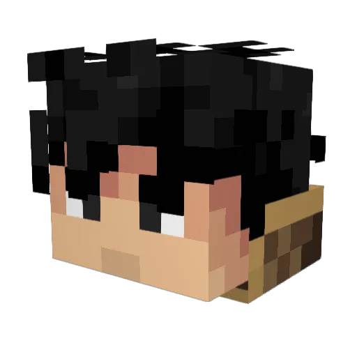 SrNoxz Minecraft avatar head, 3D render