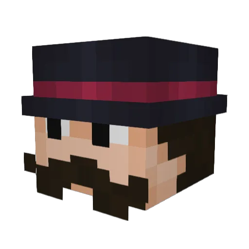 SrNug Minecraft avatar head, 3D render