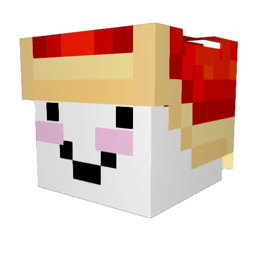 SrOaxaca Minecraft avatar head, 3D render