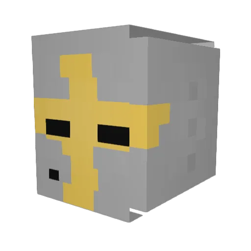 SrPatata1610 Minecraft avatar head, 3D render