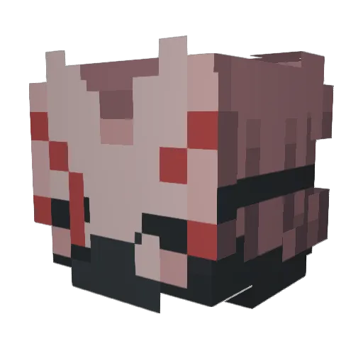 SrPetter Minecraft avatar head, 3D render