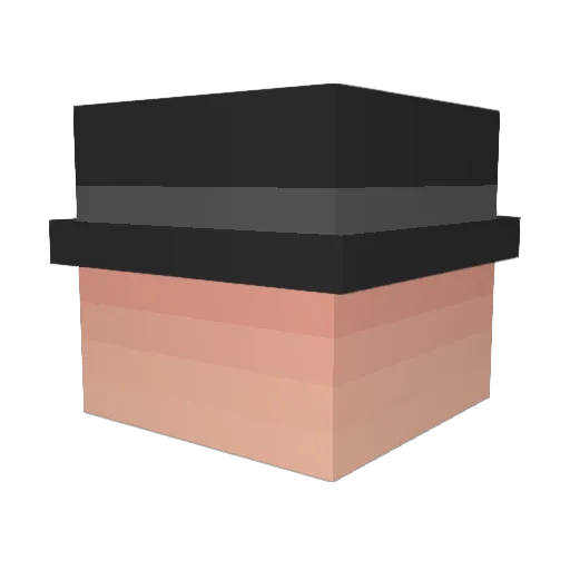 SrPlugin Minecraft avatar head, 3D render