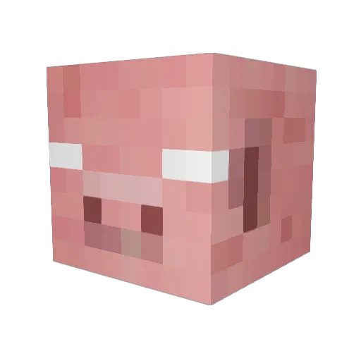 SrPonsse Minecraft avatar head, 3D render