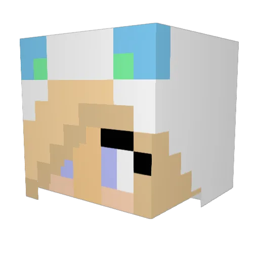 SrRedLazuli Minecraft avatar head, 3D render