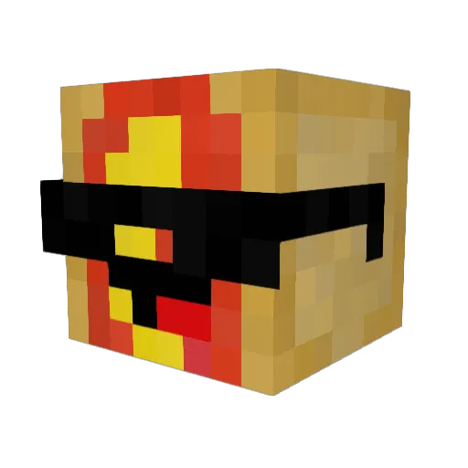 SrSalcho Minecraft avatar head, 3D render