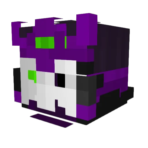 SrSamuray Minecraft avatar head, 3D render