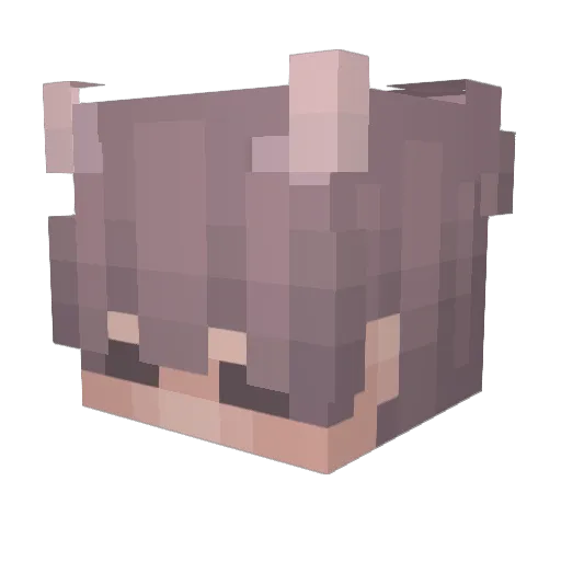 SrSattu Minecraft avatar head, 3D render