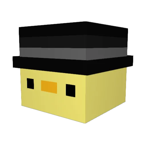 SrSh4dow33 Minecraft avatar head, 3D render