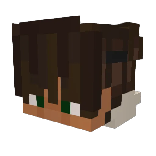 SrTatto Minecraft avatar head, 3D render