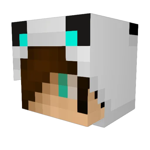 SrToddy Minecraft avatar head, 3D render