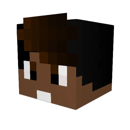 SrTristan69 Minecraft avatar head, 3D render