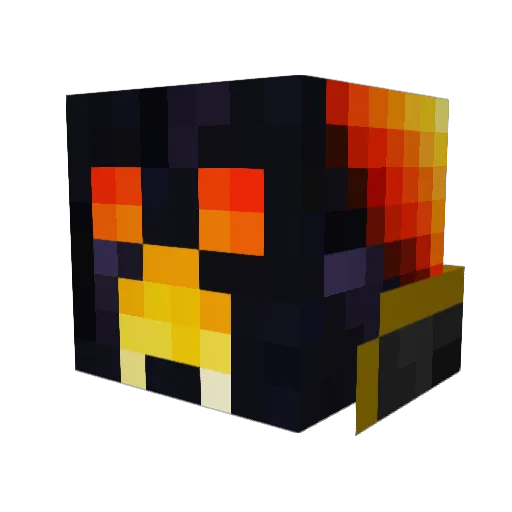 SrVoidy Minecraft avatar head, 3D render