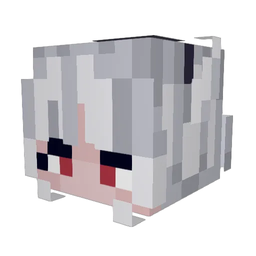 SrYell Minecraft avatar head, 3D render