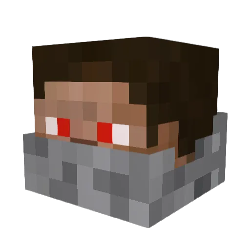 Sr_Alfonso Minecraft avatar head, 3D render