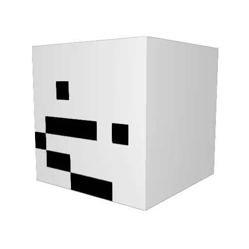 Sr_Azul Minecraft avatar head, 3D render