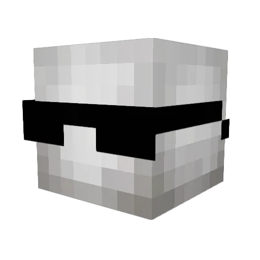 Sr_Chunks Minecraft avatar head, 3D render