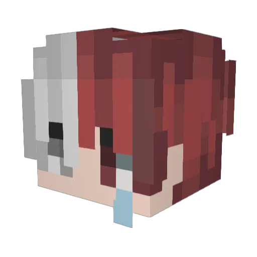 Sr_Ica Minecraft avatar head, 3D render