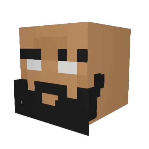 Sr_Jelipe Minecraft avatar head, 3D render