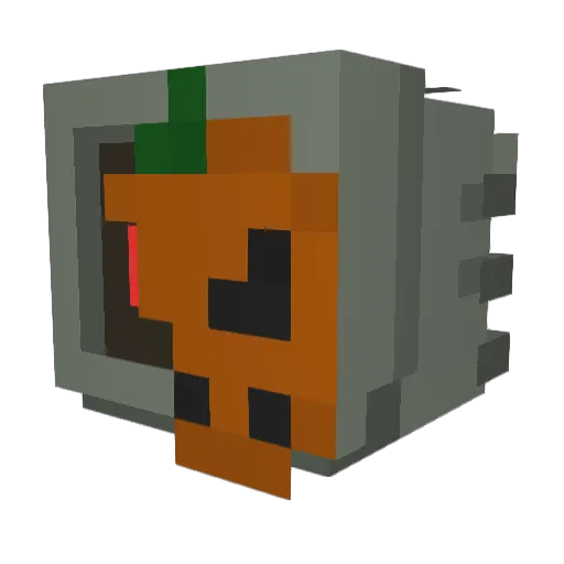 Sr_KenK Minecraft avatar head, 3D render