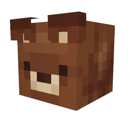 Sr_Medvedb Minecraft avatar head, 3D render