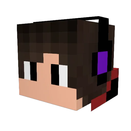 Sr_Patsu21 Minecraft avatar head, 3D render