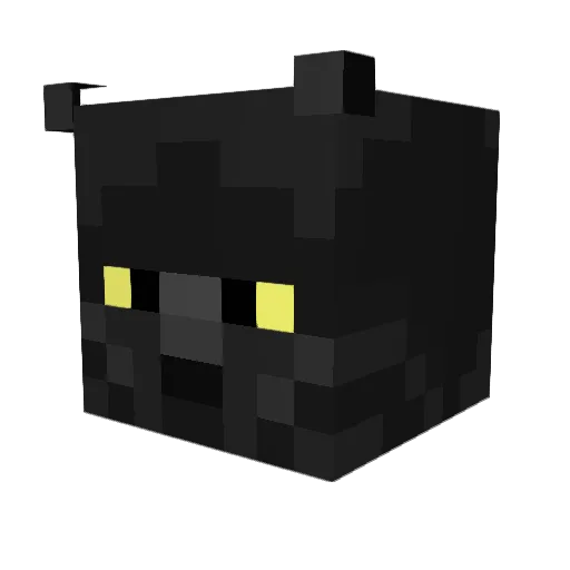 Sr_Puma Minecraft avatar head, 3D render