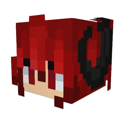 Sr_Yurii Minecraft avatar head, 3D render