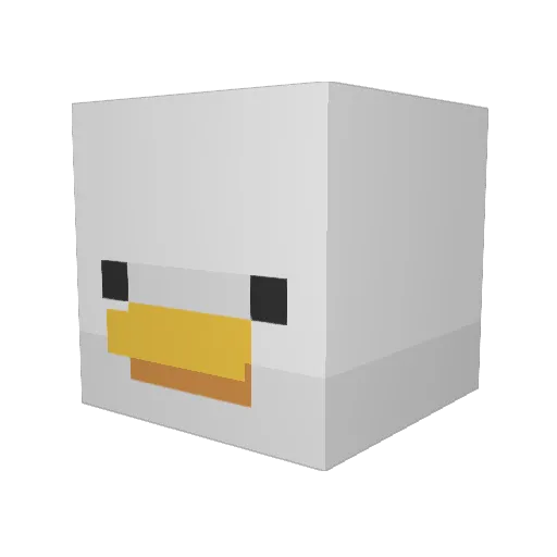 SraChul4 Minecraft avatar head, 3D render