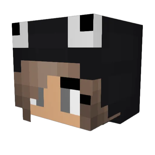 SraJessica Minecraft avatar head, 3D render