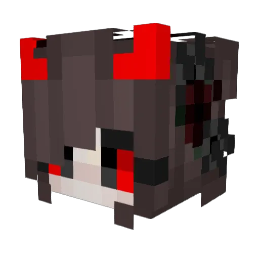 SraSoneca Minecraft avatar head, 3D render