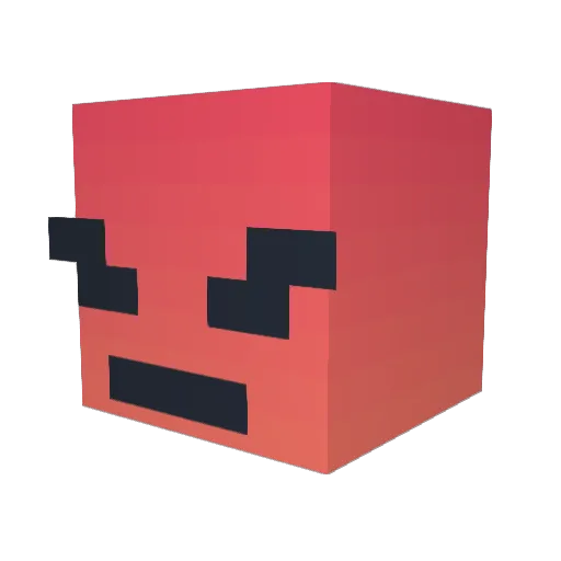 SramCiDoZupy Minecraft avatar head, 3D render