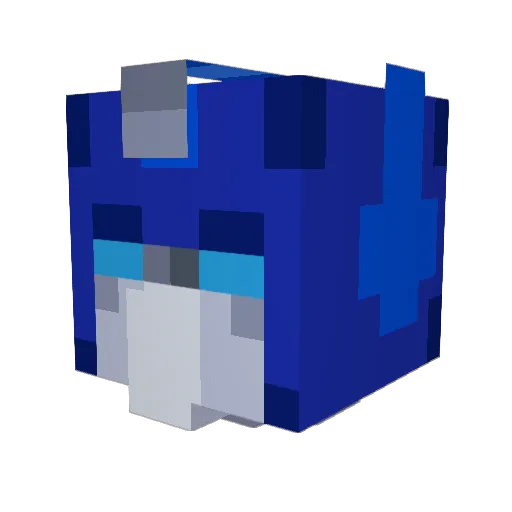 Sranangkondre Minecraft avatar head, 3D render