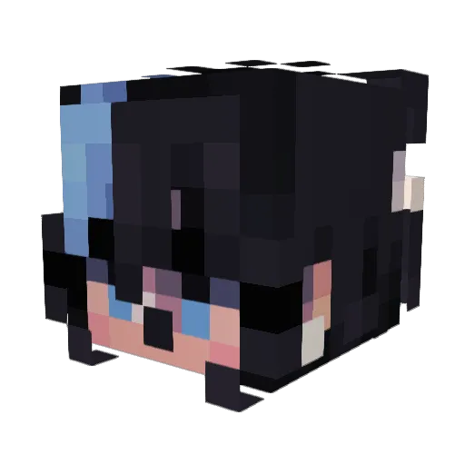 Srando09 Minecraft avatar head, 3D render