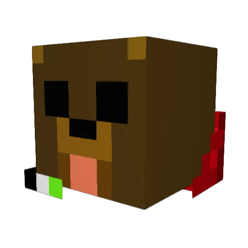 Srfernandez33 Minecraft avatar head, 3D render