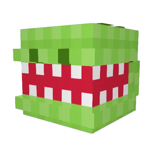 SrgPandaCakes Minecraft avatar head, 3D render