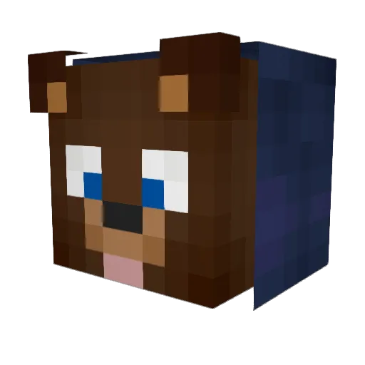 Srill3x Minecraft avatar head, 3D render