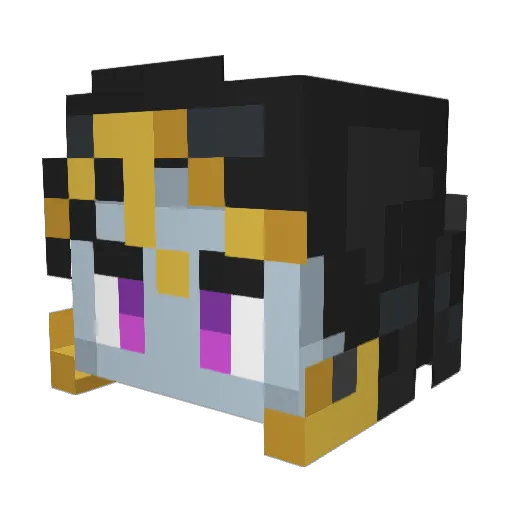 SrirachaGamer87 Minecraft avatar head, 3D render