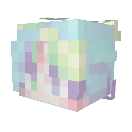 SrsBtch Minecraft avatar head, 3D render