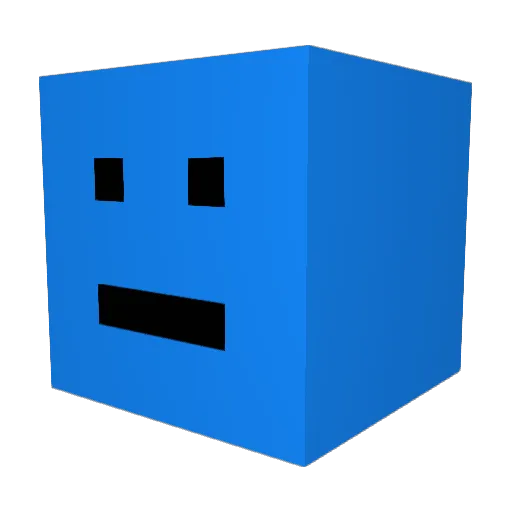 Srtyker Minecraft avatar head, 3D render