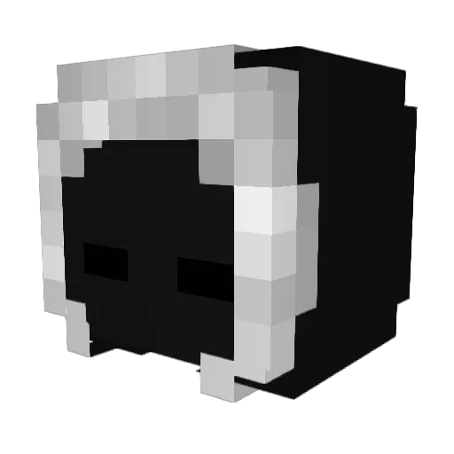 Srxfiqqq Minecraft avatar head, 3D render